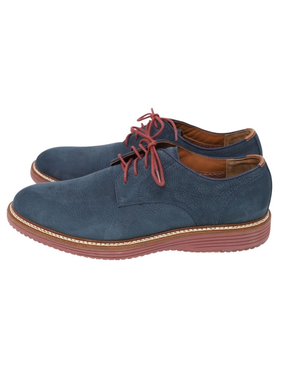Johnston & Murphy Upton Plain Toe Oxfords suede leather Size 11M blue